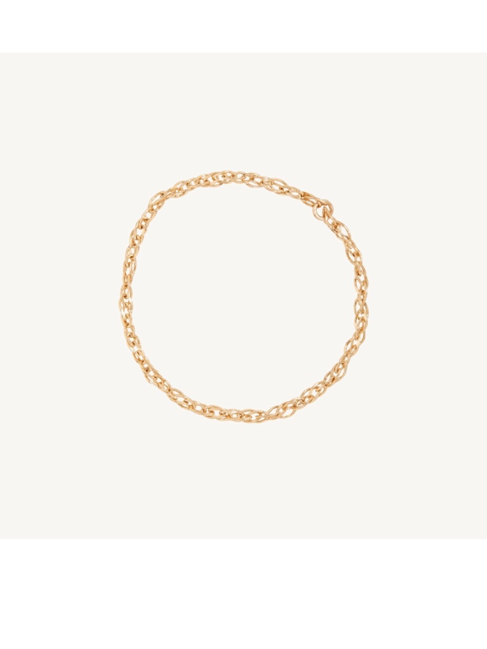 Catbird NYC Sweet Nothing Gold Chain Ring - Picture 3 of 9